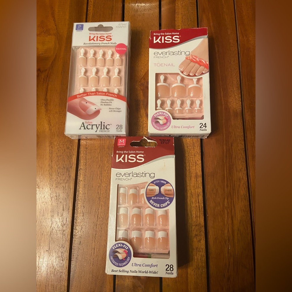Bundle of 3! KISS Everlasting French Nails